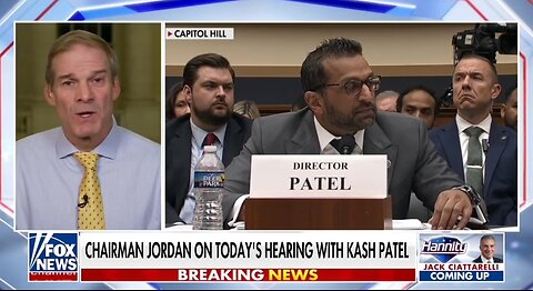 Rep Jim Jordan: FBI Director Has The FBI Focused!