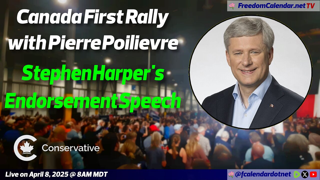 Canada First Rally in Nisku, AB - Stephen Harper's Endorsement (From #024)