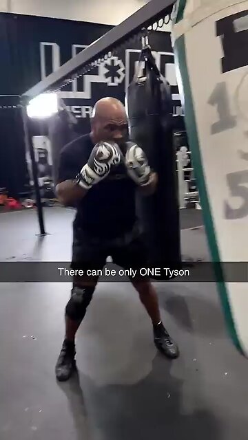 Mike Tyson strong at 60