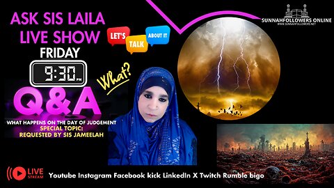 ASK SIS LAILA LIVE ISLAM Q & A