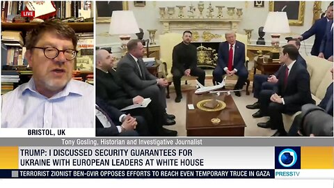 Ukraine's Zelensky & his nervous European sponsors meet US President Donald Trump at the White House