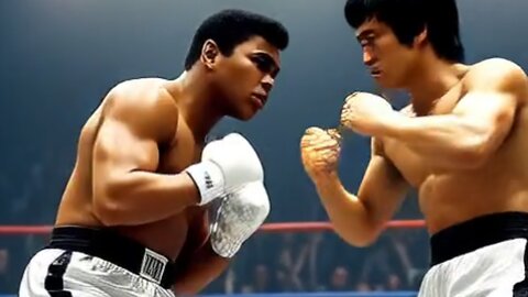 🥊 Muhammad Ali vs. Bruce Lee: Epic 30-Second Dream Fight! ⚡ #AliVsLee #DreamMatchup