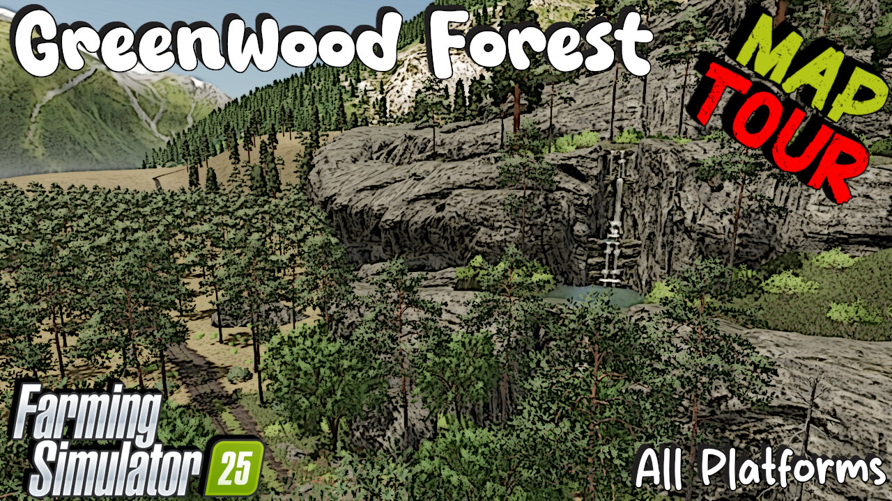 Map Tour | Greenwood Forest | Farming Simulator 25