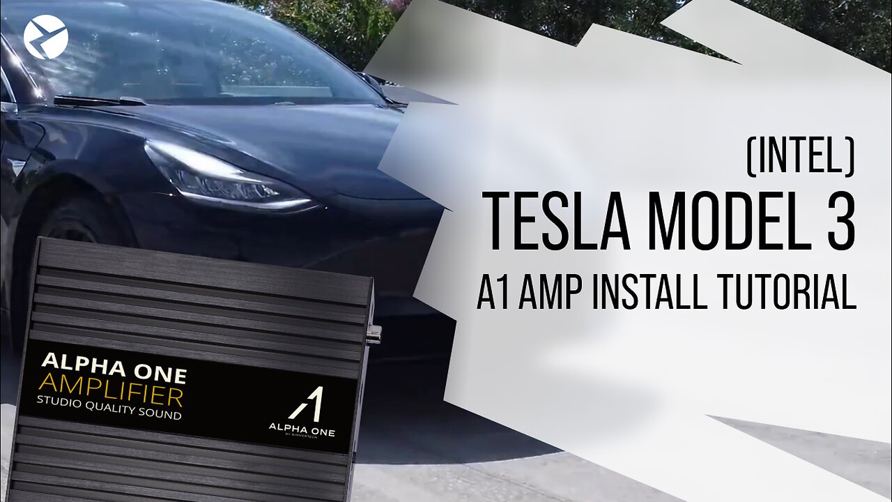 Alpha One Amplifier for Tesla Model 3 (Intel) – Installation Tutorial