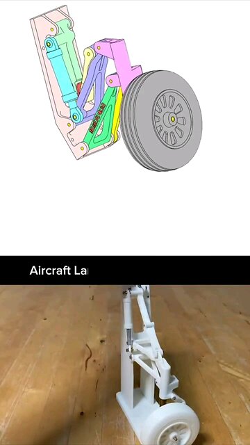 Aircraft landing gear mechanism