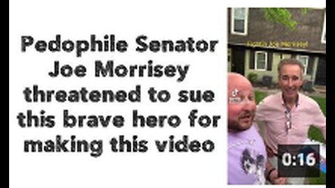 Pedophile Senator Joe Morrisey threatened to sue this brave hero for making this video