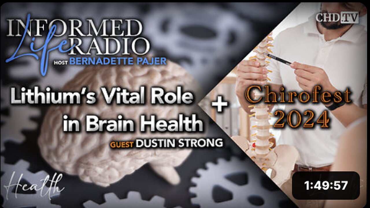 "Chirofest 2024: Exploring Lithium's Crucial Contribution to Brain Health"