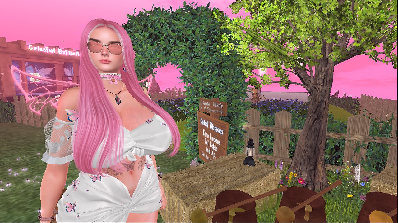 Hunting Butterflies * Get Lindens * Celestial Butterfly * Second Life