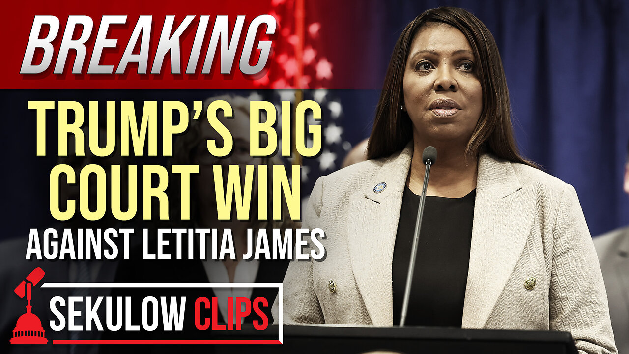 BREAKING Trump’s Big Court Win Against Letitia James