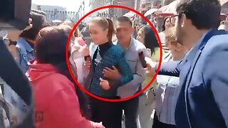 Acosan a Sheinbaum en pleno centro de la capital