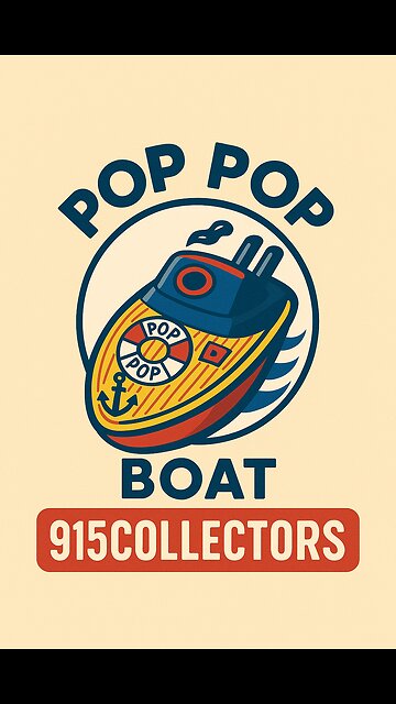 Vintage 50's 60's Japan Tin Litho Pop pop Boat Toy #915collectors #collectible #collector