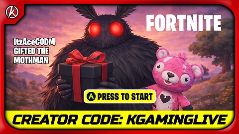 🔴 FORTNITE /-/ ⁨‪AceFromCODM‬ GIFTED ME THE MOTHMAN OMG!