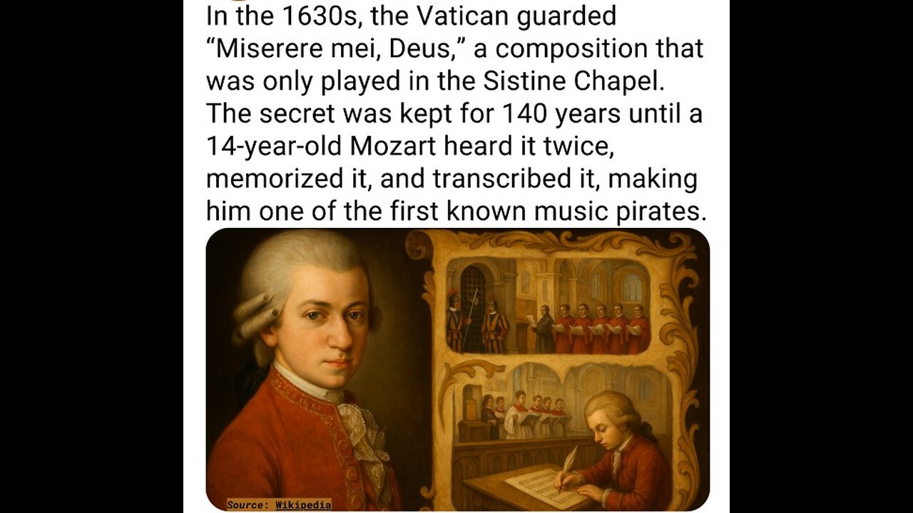 Mid Week Pause: Miserere mei, Deus - Mozart