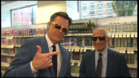 Colbert takes fauci for a booster -2022