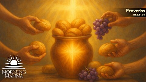 Morning Manna - September 15, 2025 - Proverbs 11:22-26 - The Blessings of a Generous Heart