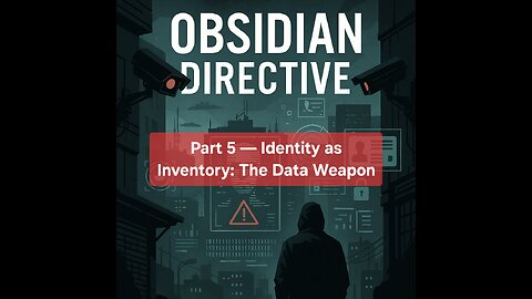 Part 5 — Identity as Inventory: The Data Weapon