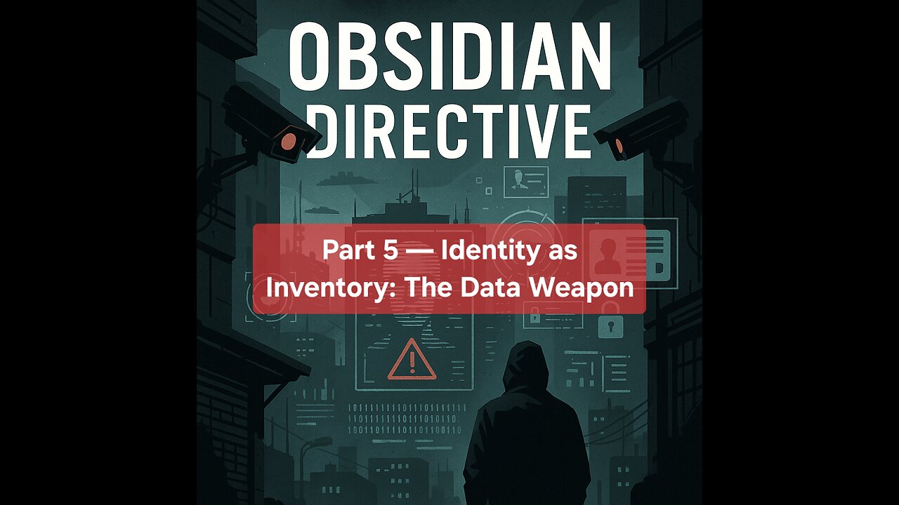 Part 5 — Identity as Inventory: The Data Weapon