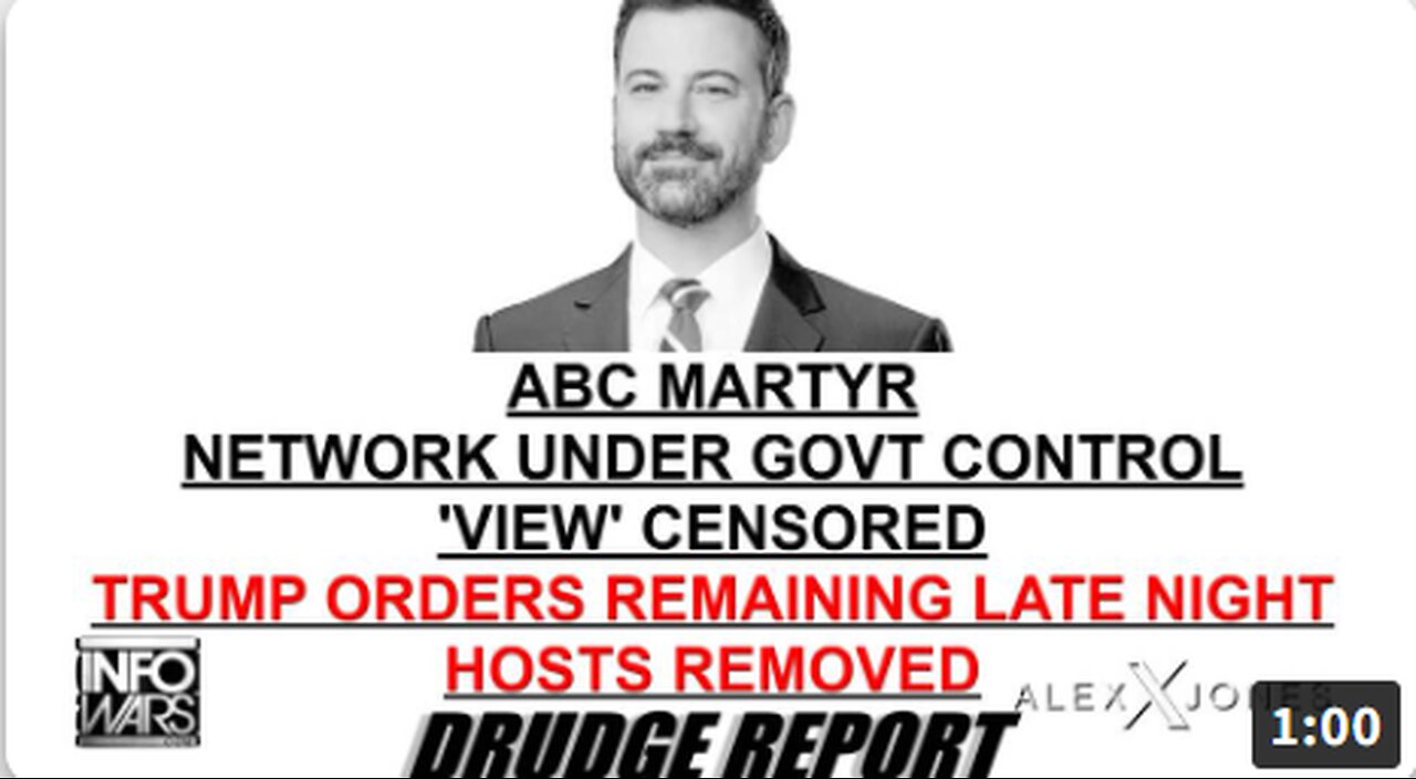 BREAKING EXCLUSIVE: Learn The Secret To Why Jimmy Kimmel & Stephen Colbert Were Canceled After They Celebrated The Censorship Of Alex Jones, Tucker Carlson, & Others