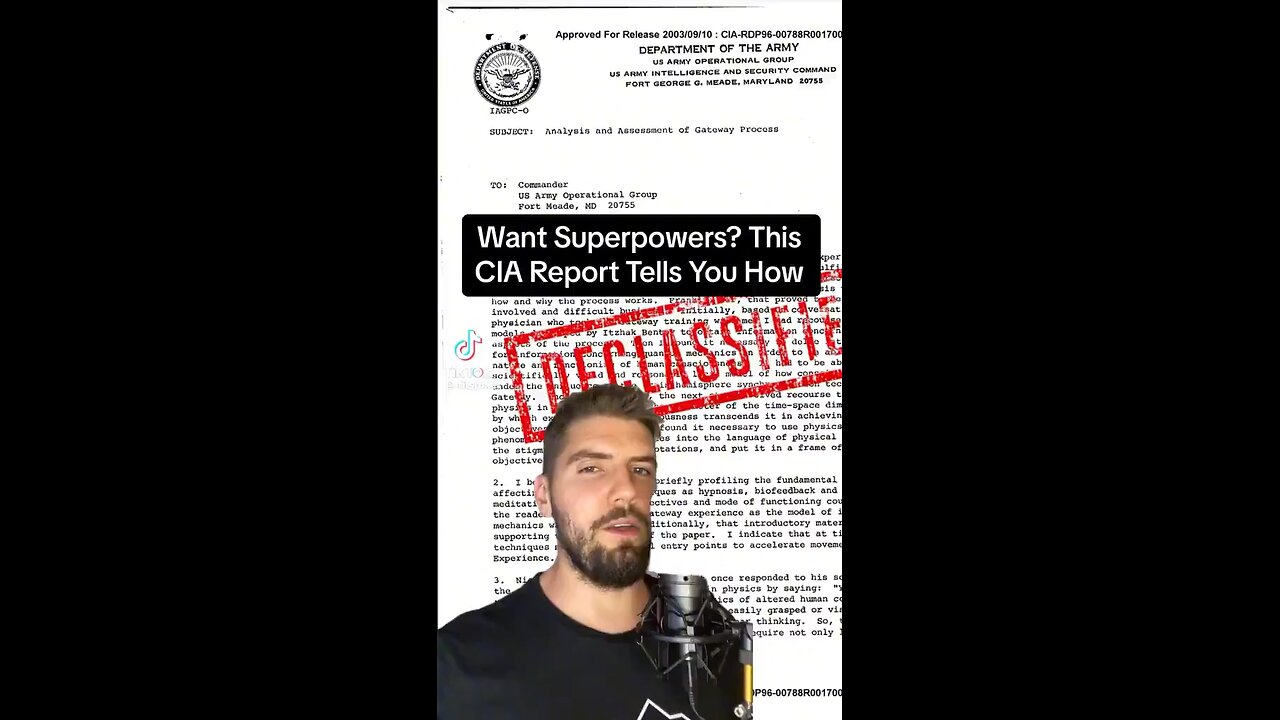 Want Superpowers? CIA Report Tells How