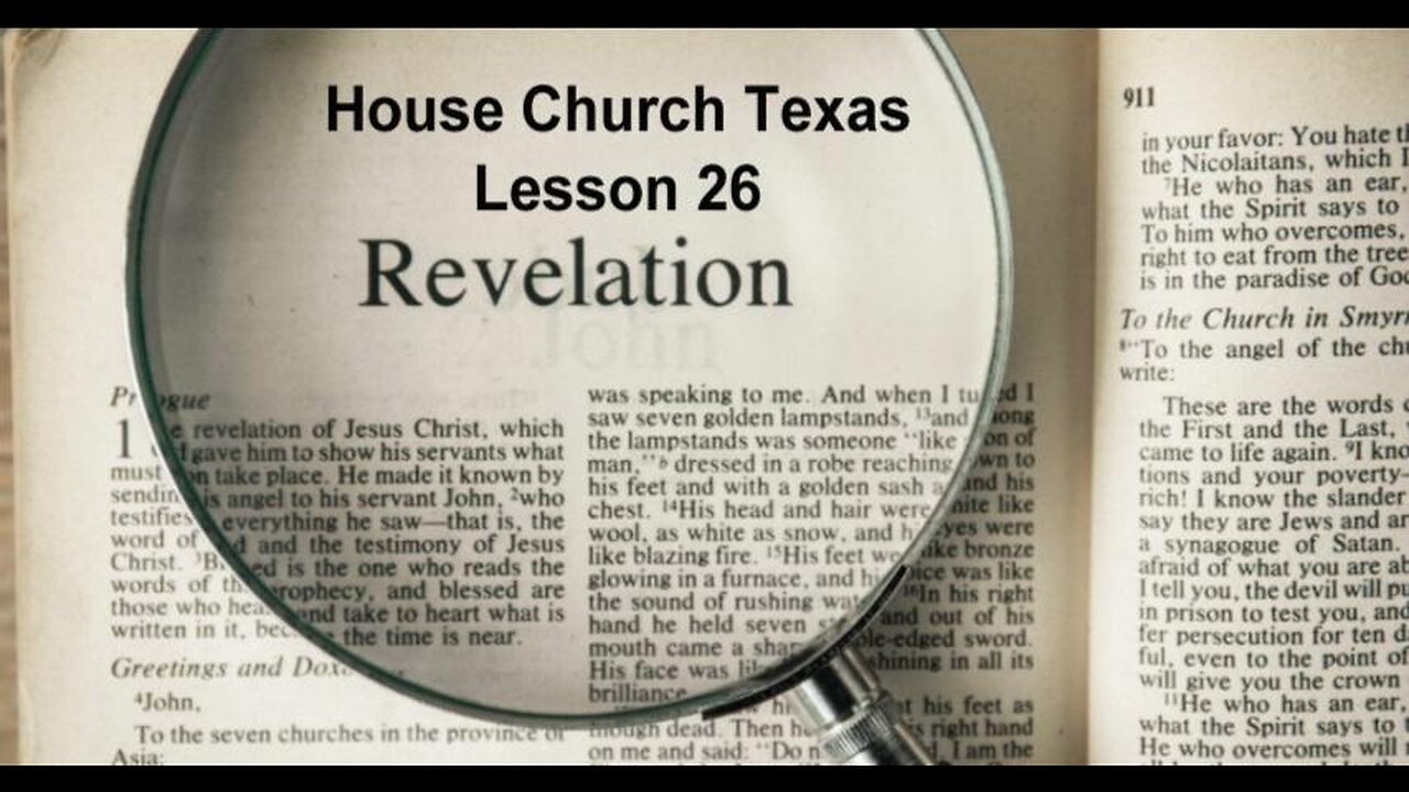 Journey Through Revelation-Lesson 26 -Responding To The Book Of Revelation (6-19-2025)
