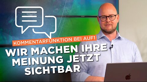 Jetzt NEU! Kommentarfunktion bei AUF1.TV freigeschalten – Meinungsfreiheit hochhalten