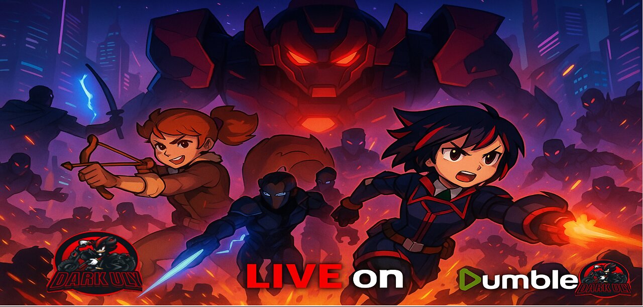 Marvel Rivals – Neon Warzone: Squad vs Shadows | Dark Uly LIVE on Rumble