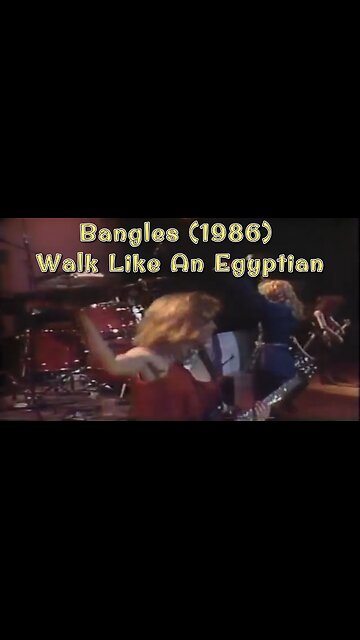 Bangles Highlights Of Walk Like An Egyptian Live From Philly (1986)