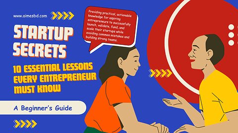 Startup Tips & Strategies How to Launch, Grow, and Scale Your Business Successfully