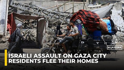 Gaza City residents flee as Israeli forces escalate their assault