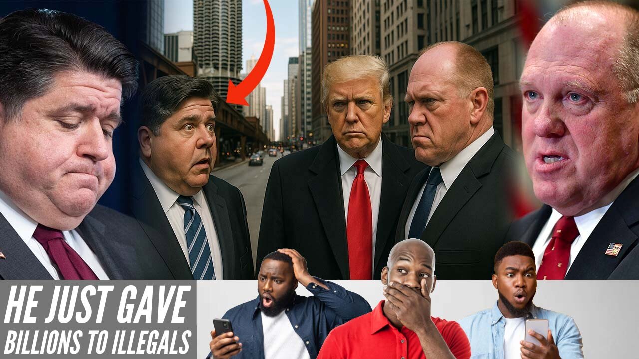 BILLIONS WERE JUST GIVEN To Illegal Migrants In Illinois By Gov. JB Pritzker
