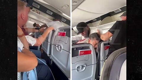 Video Shows Violent Confrontation On American Airlines Flight As Passengers Scream For Police