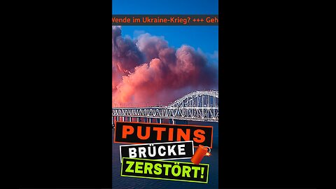 Krim-Brücke zerstört? Ukraine schlägt wieder zu! 💥| ShortNews Deutsch
