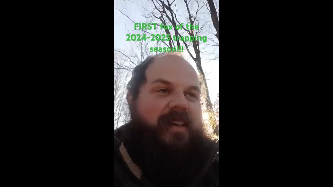 first fox of 2024-2025 trapping season.