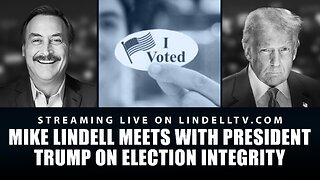 MIKE LINDELL MEETING WITH TRUMP IN OVAL OFFICE NOW “LIVE”