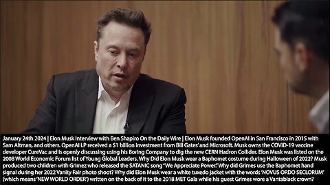 Elon Musk | "In a Positive AI Future...It Will Be Universal High Income...You May Have Trouble Finding Meaning In Life...I Highly Recommend Iain Banks Culture Books...The Computers Take Care of the Humans." - Elon Musk (1/24/2024)