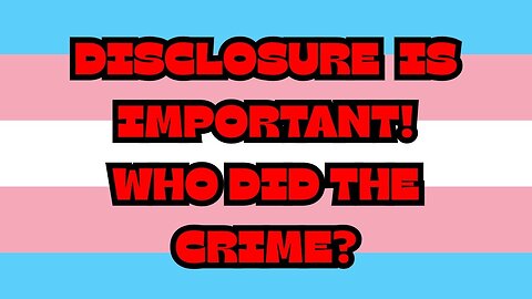 LATEST Crime Brings a Question #lgbt #trans