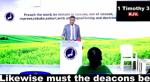 Likewise must the deacons be
