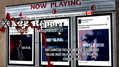 Ep 3815b-DHS Counters The Left,Message Is Clear,Hold The Line,Trust The Plan,Patriots Are In Control