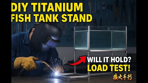 Handmade Alloy Fish Tank Stand