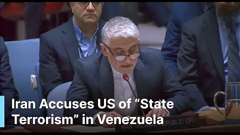 “Law of the Jungle”: Iran Explodes at UN, Calls US Venezuela Strikes “State Terrorism”