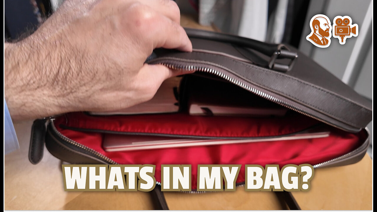Unboxing a Waterproof Leather Briefcase 💼