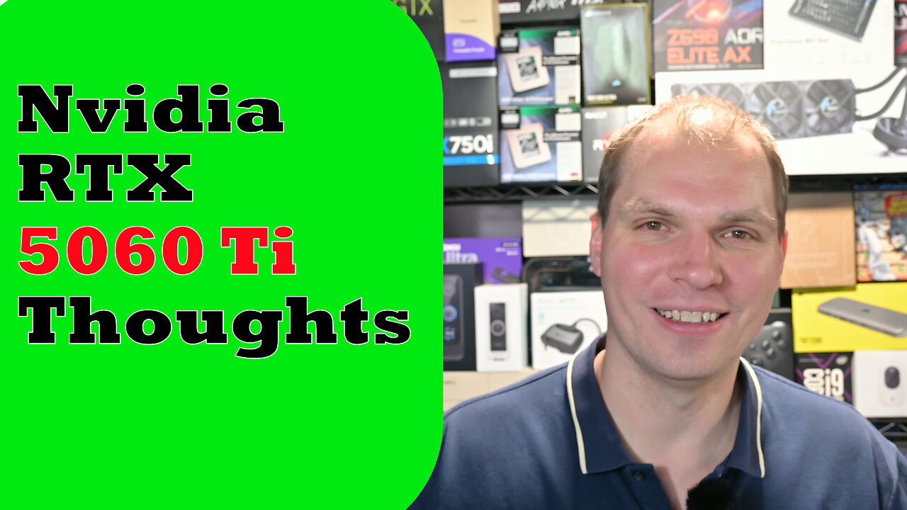 Nvidia RTX 5060 Ti Thoughts - Why 8GB Nvidia?
