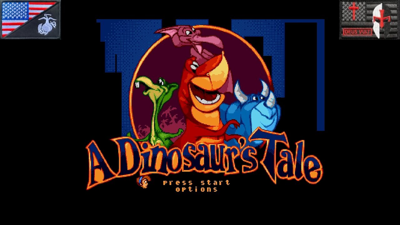 A Dinosaur's Tale (Sega Genesis - Attract Mode) [NA Only]