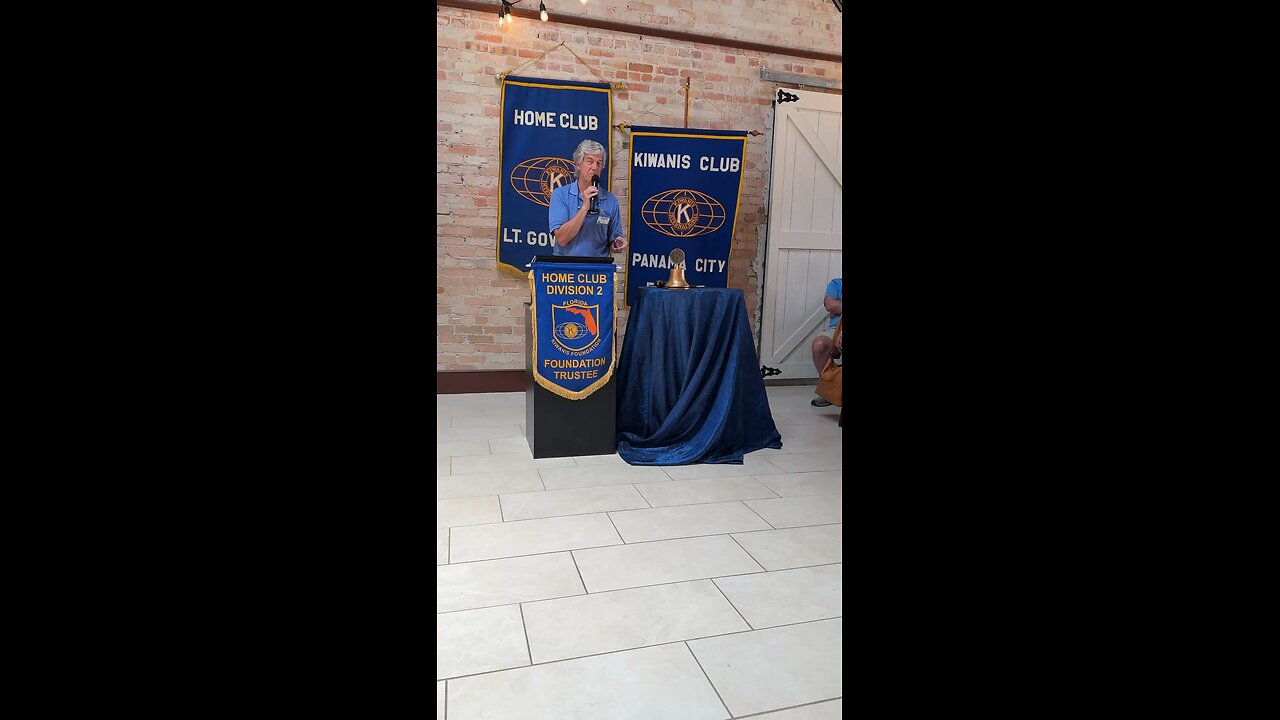 Glen McDonald, President of Gulf Coast State College with introduction