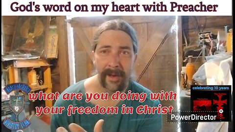 God's word on my heart: what are you doing with your freedom in Christ #theoutlawpreacher