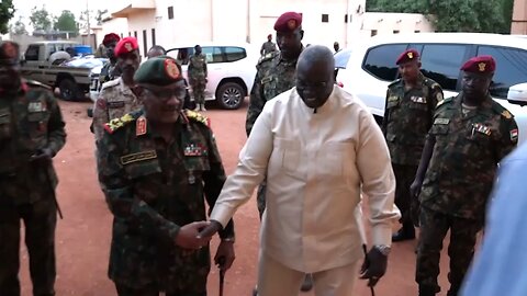 The Vice President of the Sovereignty Council meets with the Chief of Staff