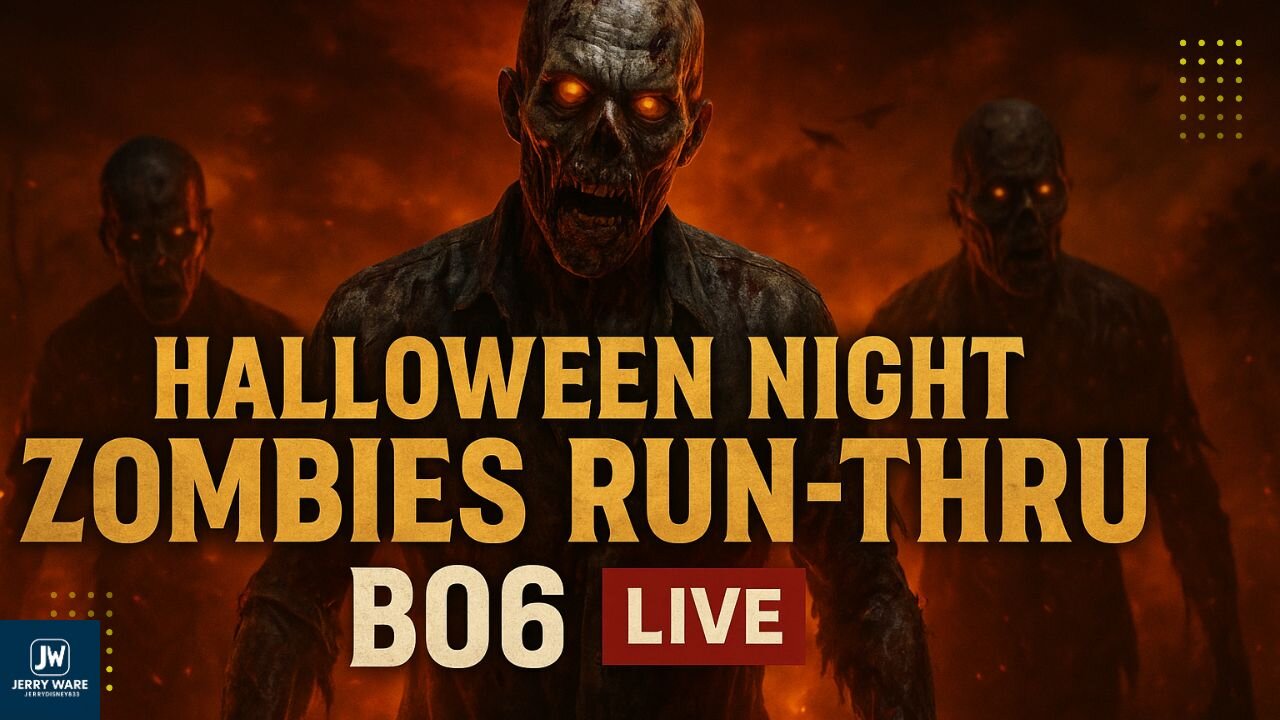 HALLOWEEN NIGHT ZOMBIES RUN-THRU 💀 | LET’S GO BO6 🔫 (LIVE Gameplay & Scary Moments)