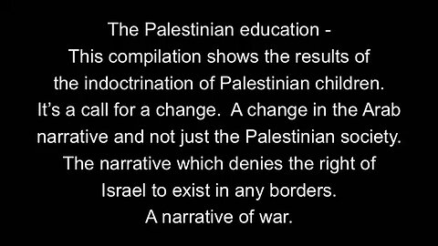 Palestinian “Education”.
