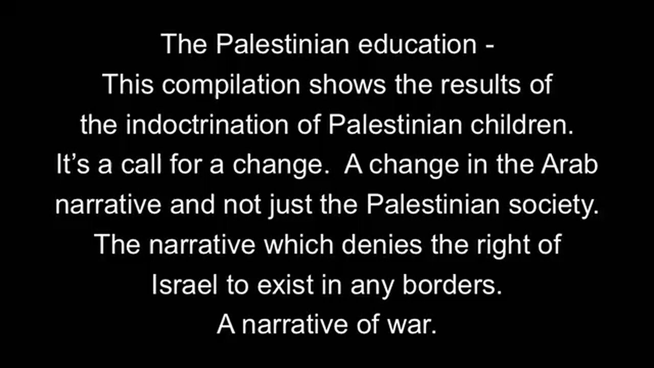 Palestinian “Education”.