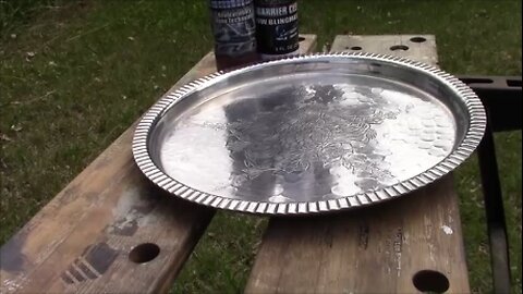How to Polish a Vintage Aluminum Circular Tray to a Mirror Finish